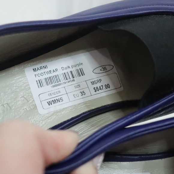 MARNI Soft Leather Ballet Flats | NEW - Picture 10 of 13